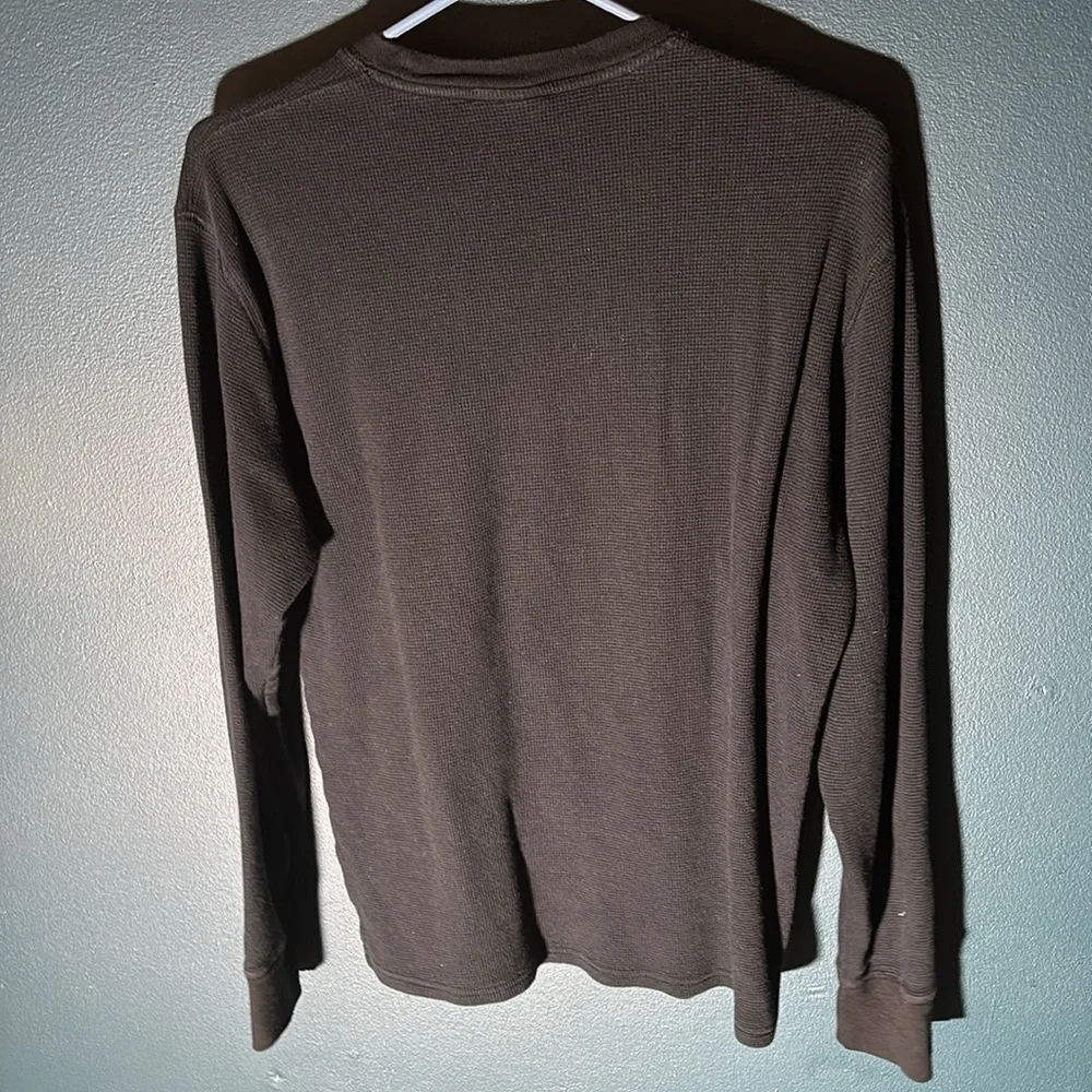 Polo Ralph Lauren Men’s Long Sleeve Crew Waffle knit Sleep Shirt Size Large - Picture 6 of 6